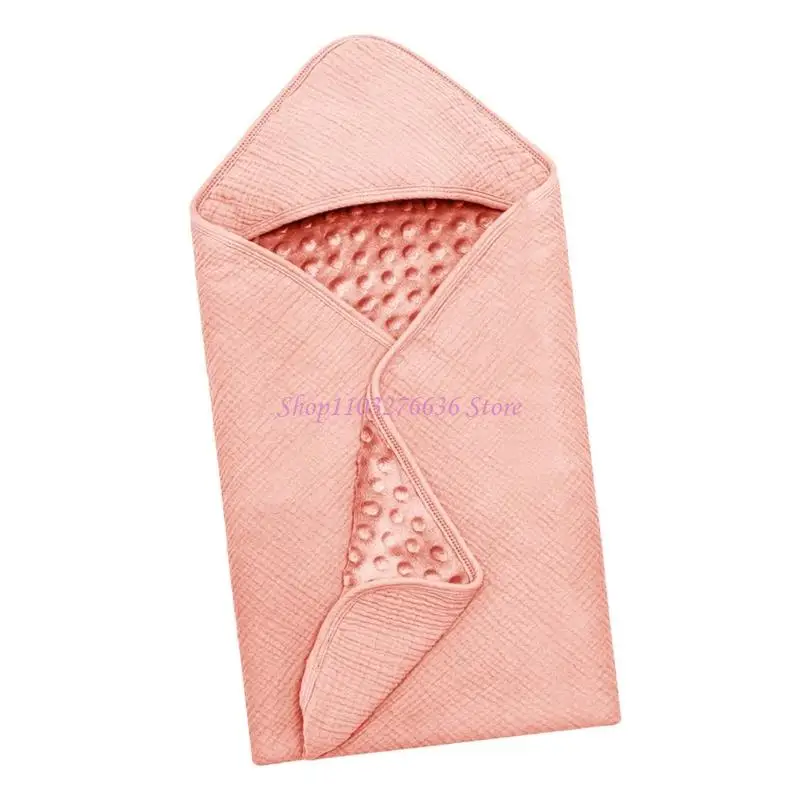 R6FD cómodo bañera para bebés Toallas absorbentes algodón algodón algodón secado tela rápida - imagen 2