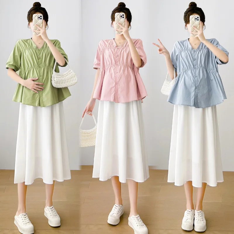 Trajes de falda de maternidad de verano 2023 - imagen 5