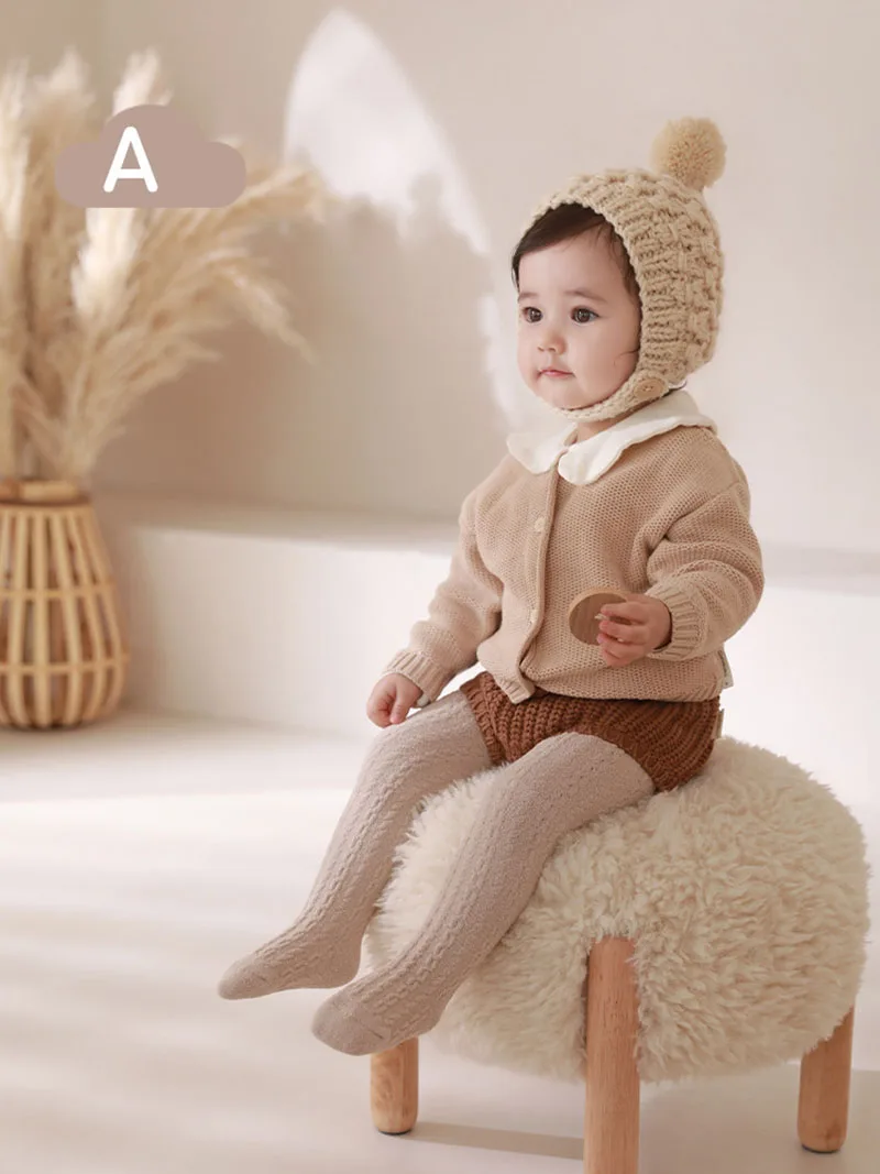 Milangel-Leggings gruesos para bebé, pantalones ajustados de Color sólido para niña, novedad de otoño - imagen 2