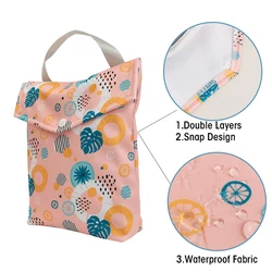Bolsa de pañales impermeable organizadora para cochecito de viaje