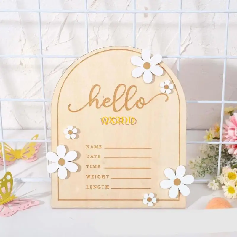 Letrero de madera personalizado para bebé – Decoración infantil - imagen 4