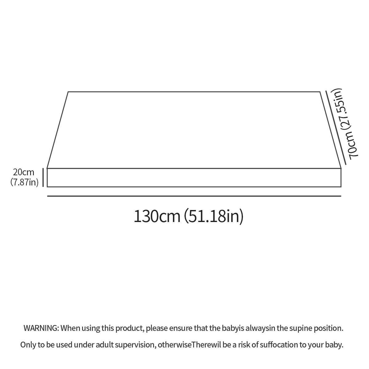 HappyFlute-funda de cama para niños de tela de bambú súper suave, juego de cuna lavable de 130x70x20cm, funda de alimentación de mesa extraíble para niños - imagen 2