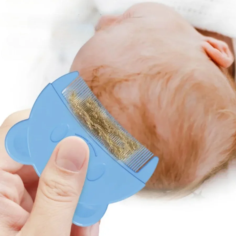 Cepillo de pelo para bebé, cepillo de limpieza de grasa para cabeza Fetal infantil, peine de pelo suave para recién nacido, masajeador de cabeza de silicona para accesorios de cuidado del bebé - imagen 2