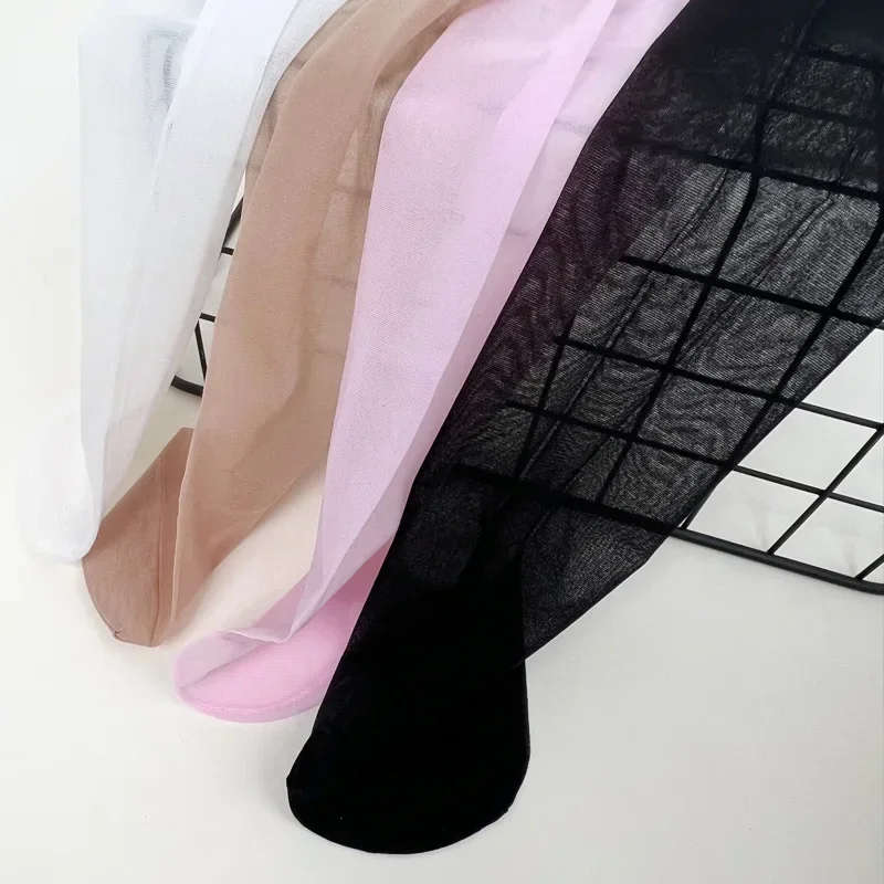 Pantimedias finas de verano para niñas, medias de Ballet de la serie de piel blanca a la moda para niñas, mallas suaves y finas y transpirables - imagen 3