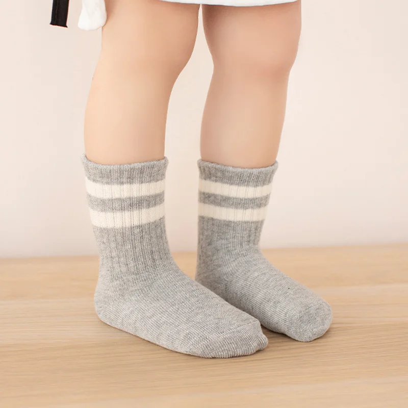 Calcetines escolares de algodón para niño y niña – 3 colores - imagen 3