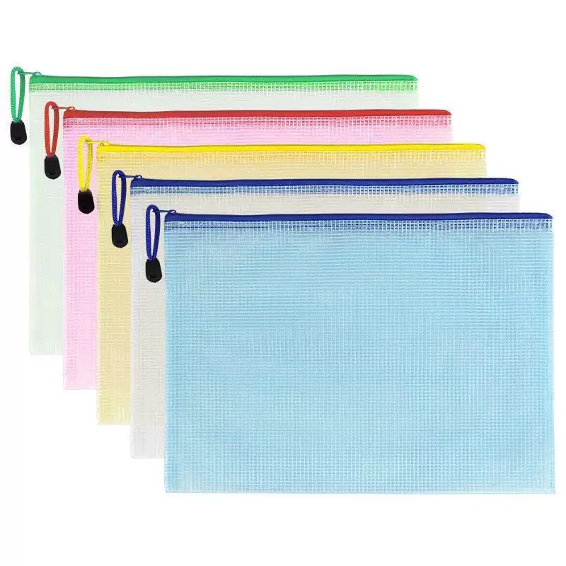 Bolsa impermeable con cremallera para guardar documentos y bolígrafos - imagen 2