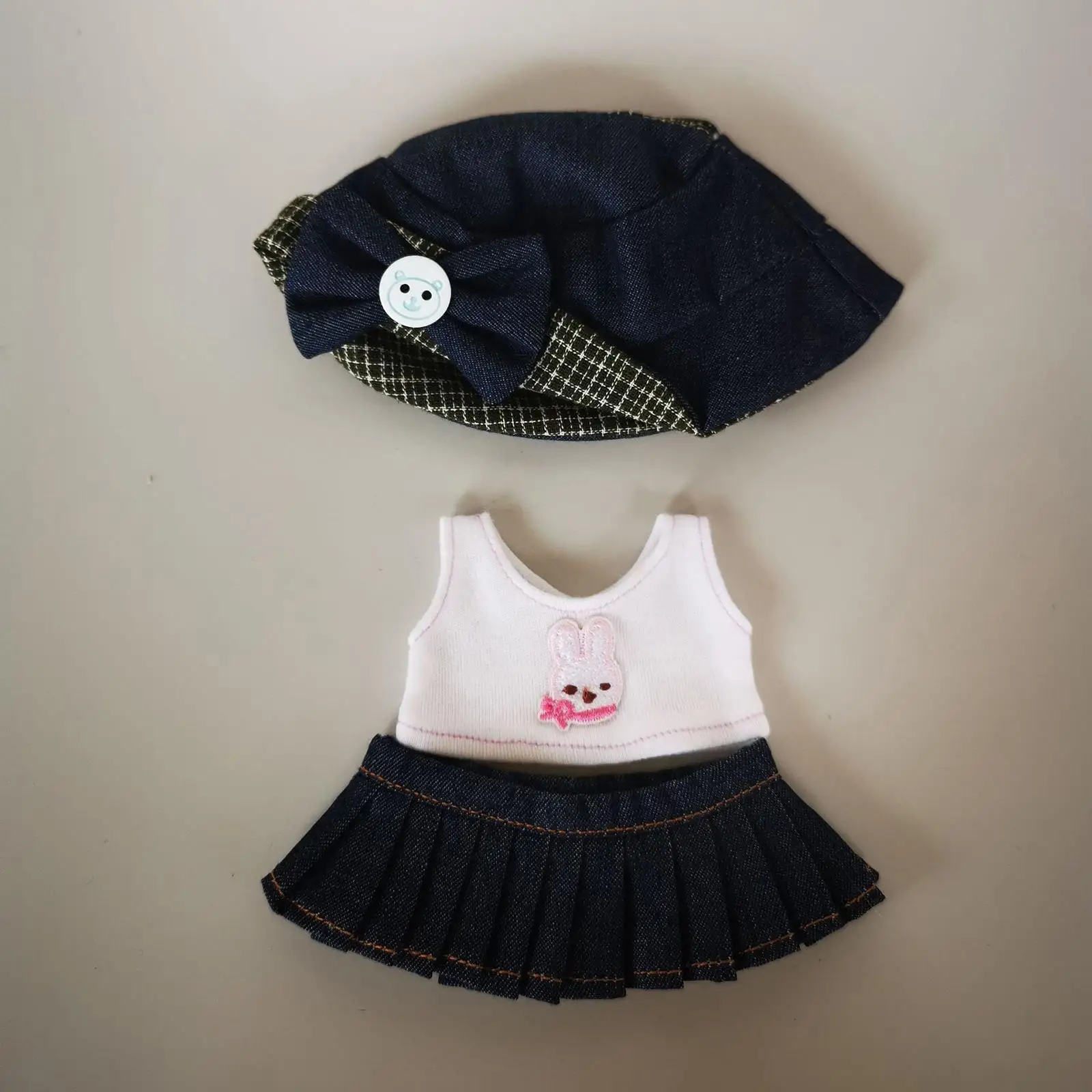 Mini Doll Clothes Skirts Set Costumes Girls Gift Adorable Comfortable Cute Doll Clothes Suit Girl Doll Clothes DIY Your Doll