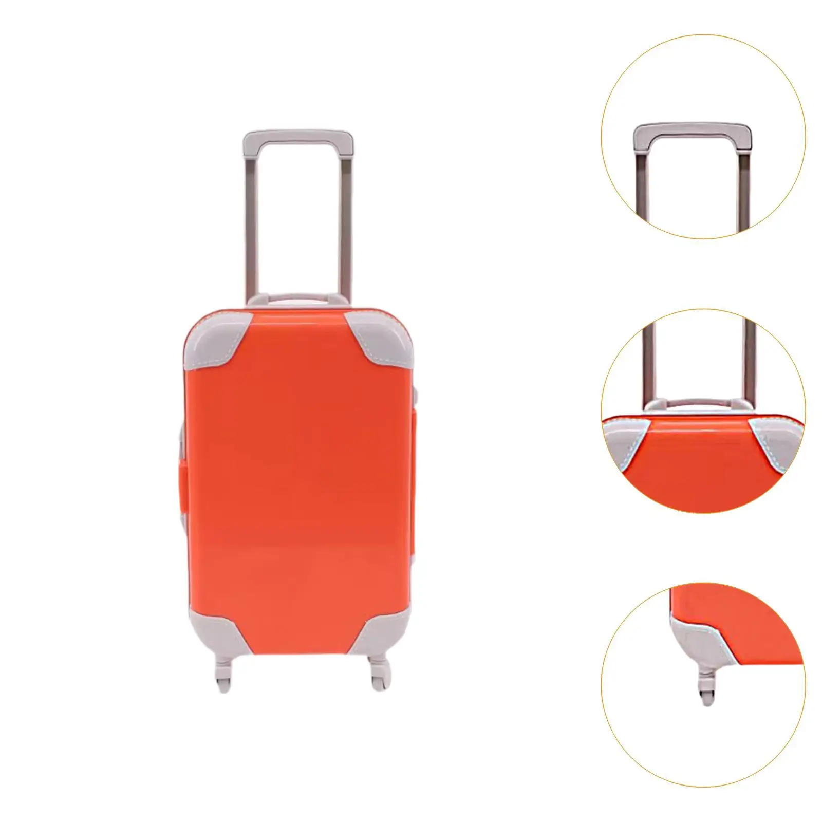 Girl Doll Accessory Suitcase Mini Travel Suitcase DIY Dress up Doll Toy for 18 inch Doll
