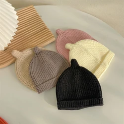 Gorro de lana para bebé con orejeras – Invierno
