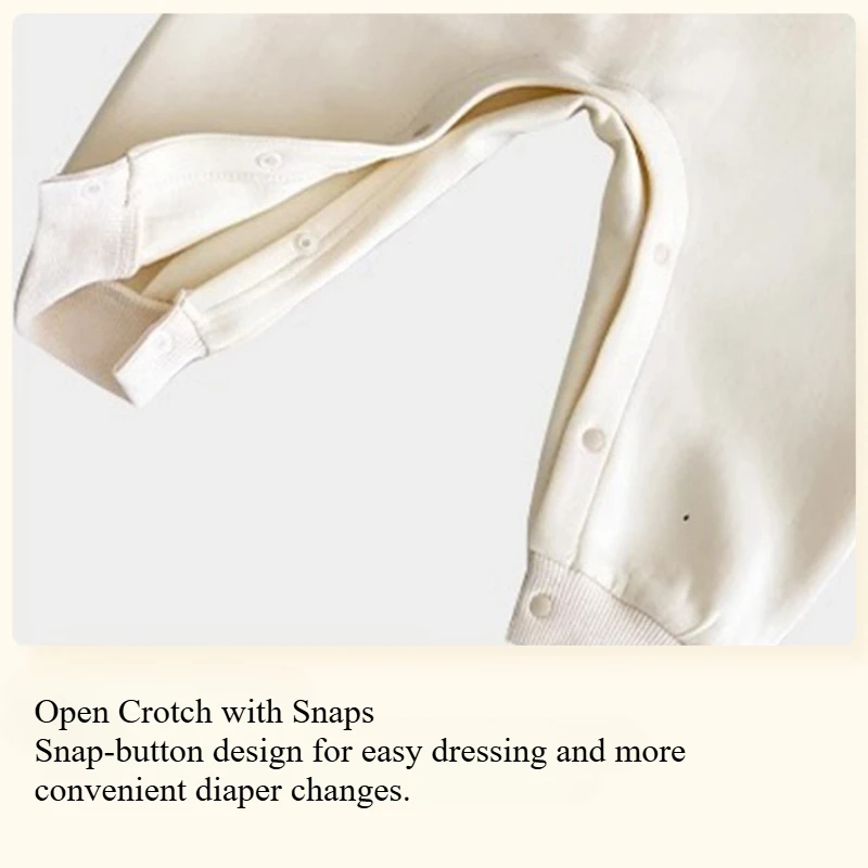 Pelele Unisex con cuello redondo para bebé, mono con letras y cabeza de oso para primavera y otoño, mono exterior con franjas de diferente Color para Halloween - imagen 5