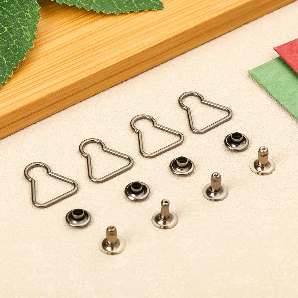 Conjunto de 4 botones para cinturón de muñeca, hebilla de Metal para manualidades, ideal para muñecas y niñas, accesorios de costura, 1/6 - imagen 3