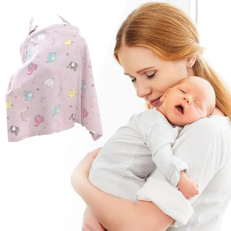 Fundas de lactancia para mujer, funda de lactancia suave con aro, suministros de lactancia, accesorios de asiento de coche de seguridad para niños para bebé - imagen 5