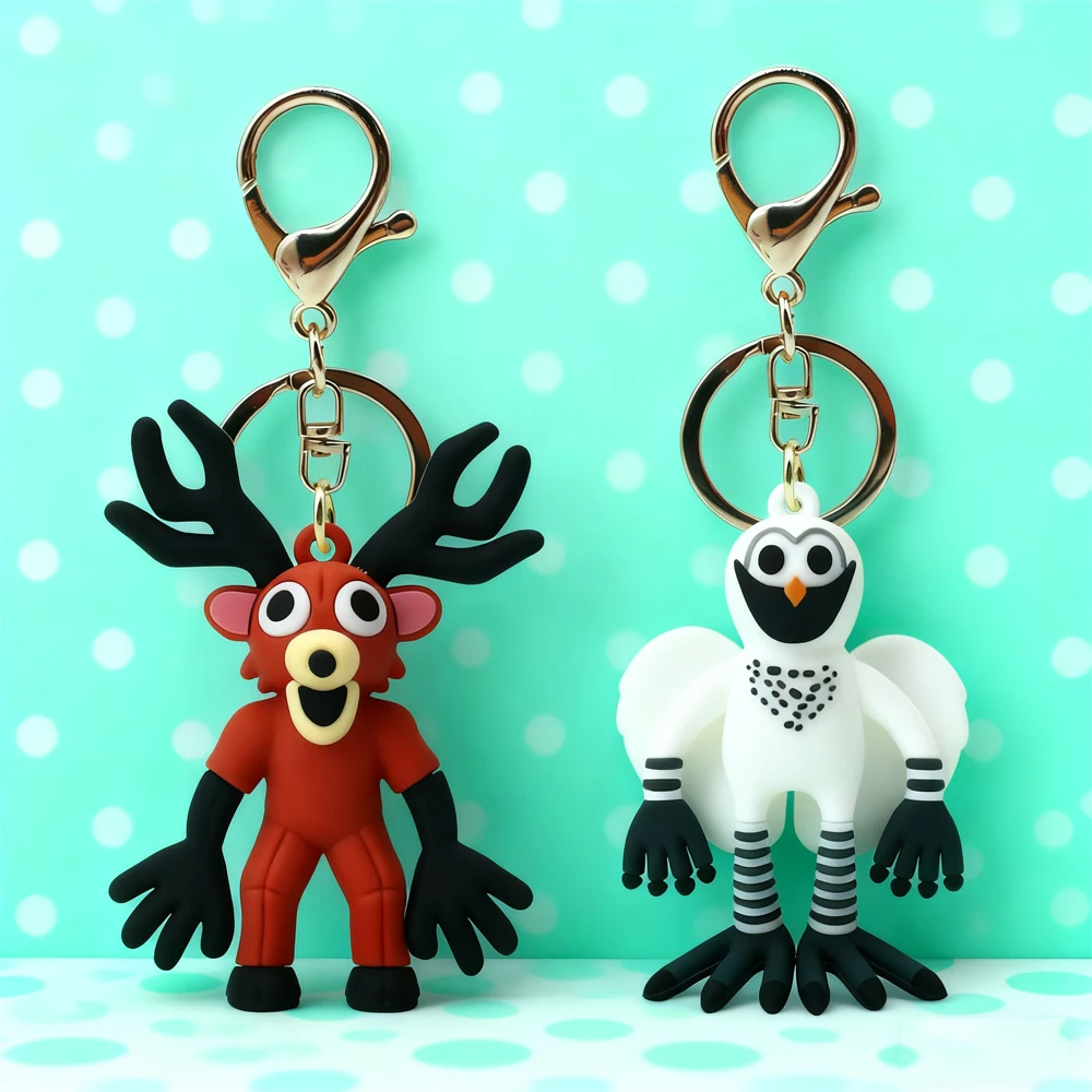 Llavero 99 noches en el bosque ciervo búho monstruo figura juguete mochila decoración colgante para niños adultos cumpleaños regalo de Navidad - imagen 2