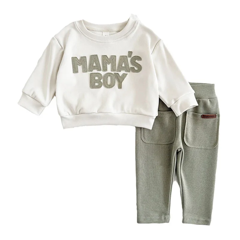 MILANCEL Conjunto otoño bebé niña: sudadera con capucha + pantalones - imagen 5