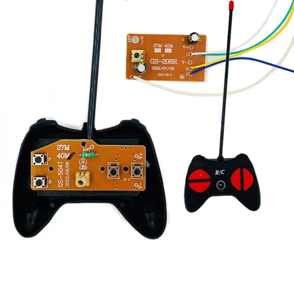 Sistema de Radio con juego de antena para coche, camión de juguete, Control remoto, circuito de 40MHz, PCB, transmisor y receptor