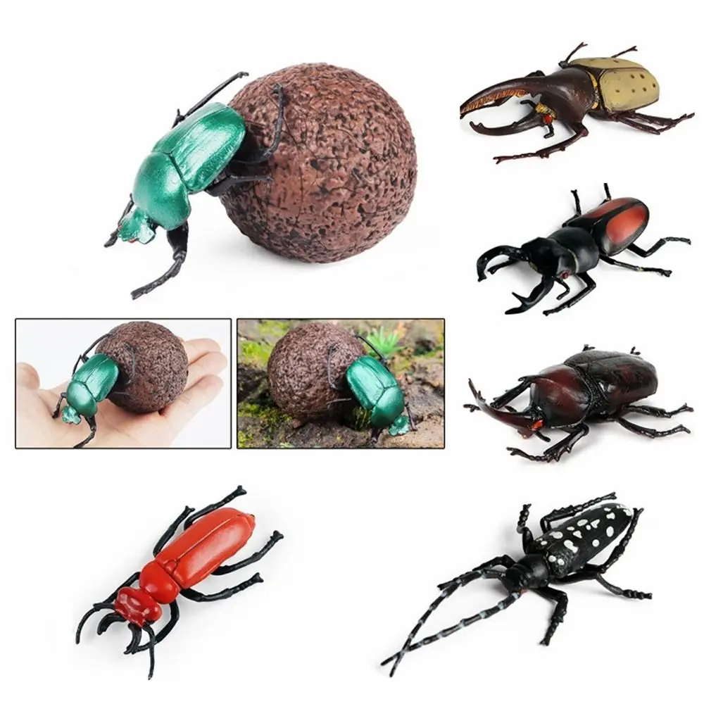 Figuras de insectos realistas – Escarabajo de cuernos largos Dynastes - imagen 3
