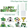 17pcs cake topper