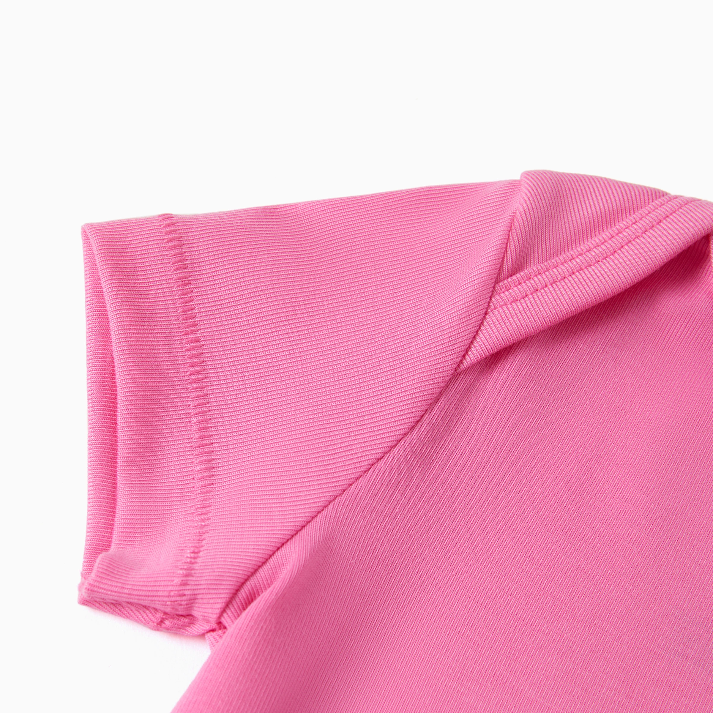 PatPat Mameluco de color sólido Lyocell para bebé/niña, paquete de 3 - imagen 3