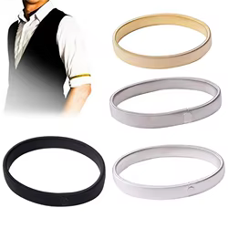 Brazalete elástico para hombre y mujer, soporte para manga de camisa, brazaletes ajustables a la moda, bandas para fiesta, accesorios de ropa de boda, un Uds.