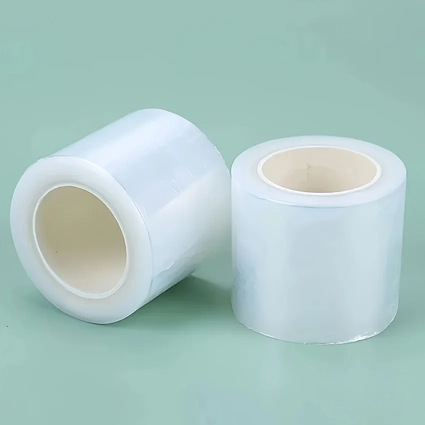 Cubierta de plástico desechable para tatuaje, 1 rollo de película envolvente, suministros transparentes para cejas y labios - imagen 2