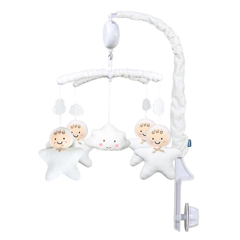 Campana para cama de elefante para bebé de 0 a 1 año, sonido, Luna, música, campana para mesita de noche, muñeca de juguete, juguete cómodo para bebé, regalo para recién nacidos