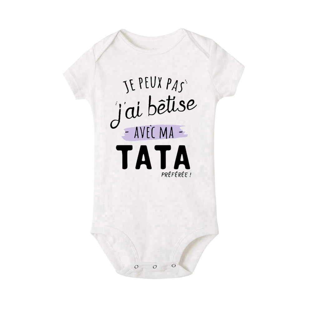 Pelele para recién nacido con estampado Tía Favorita - imagen 3