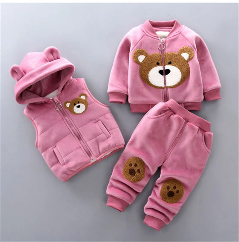 Jersey de algodón con capucha para bebé – Oso - imagen 4