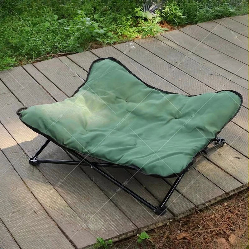 Cama plegable para mascotas al aire libre, perrera desmontable impermeable con almohadilla cómoda resistente a mordeduras para perros, gatos, Camping, viajes, suministros para mascotas - imagen 3