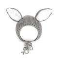 Gray bunny ears