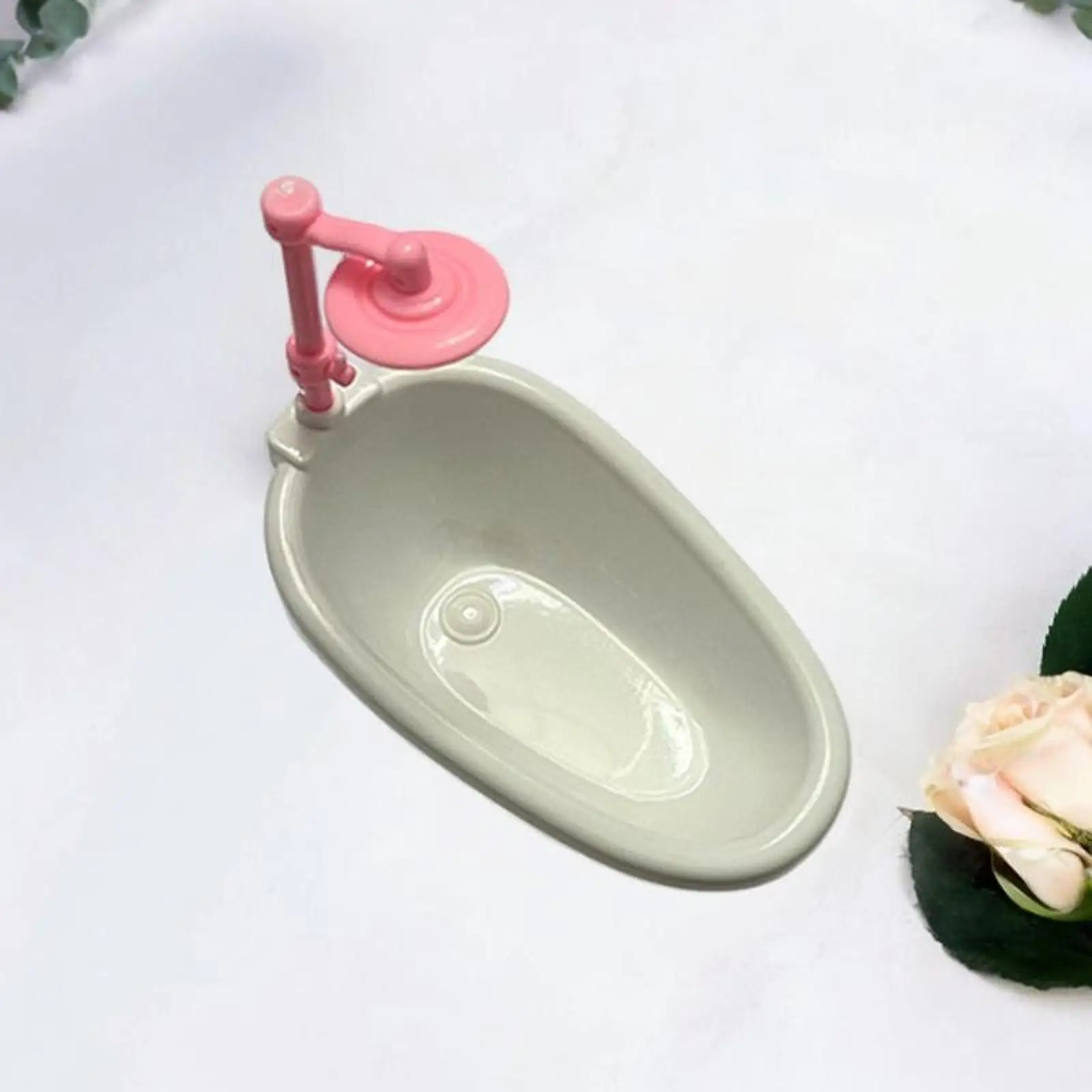 Dollhouse Bathtub Dollhouse Bathroom Accessories Mini Bathtub