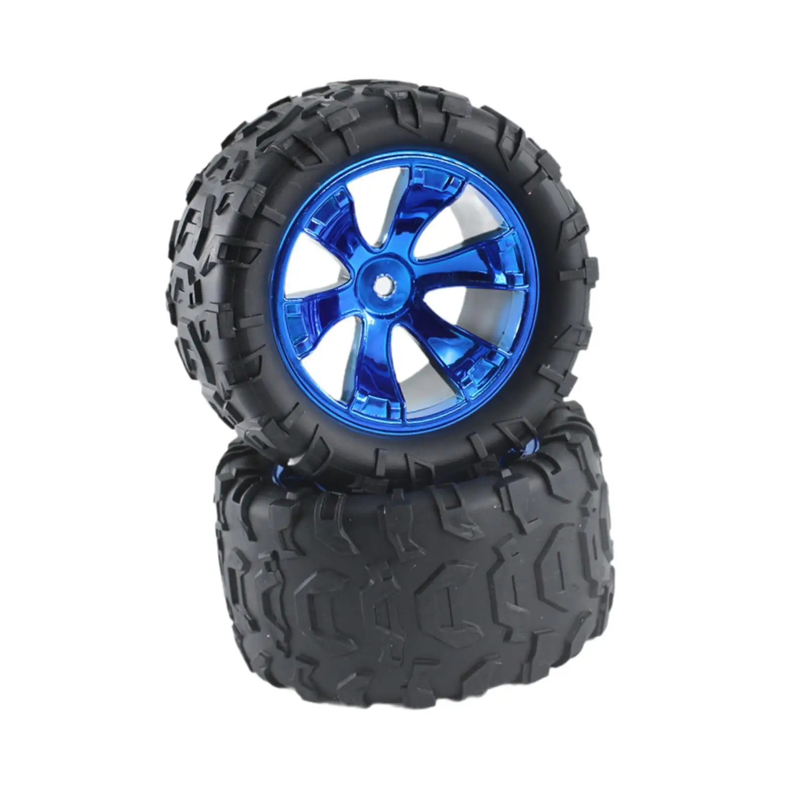 2 Pieces 1/14 RC Car Tires Remote Control Car Wheels Replacement for Wltoys Right Wheel Parts RC Components Assembly 144018 3001