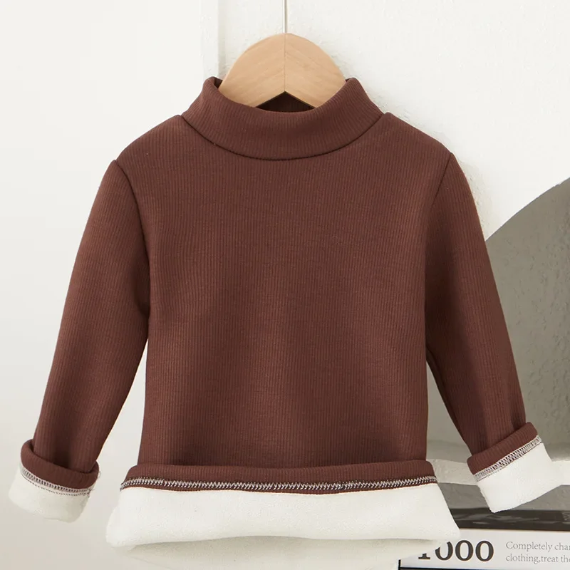 Camiseta de manga larga con cuello alto para niño - imagen 5