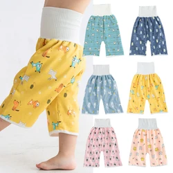 Pañales de tela lavables con falda y pantalón para bebé