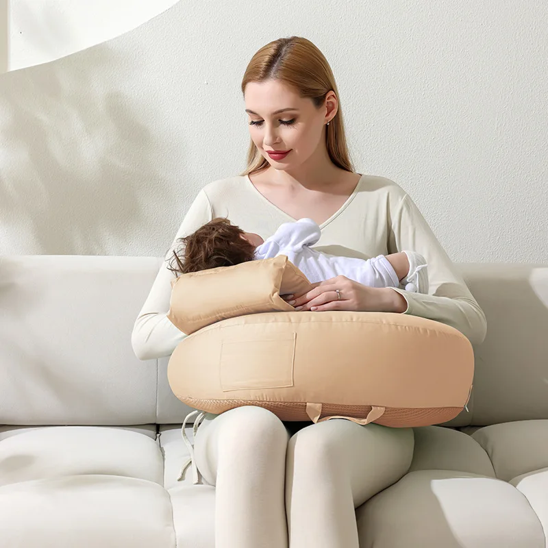Khaki nursing pillow