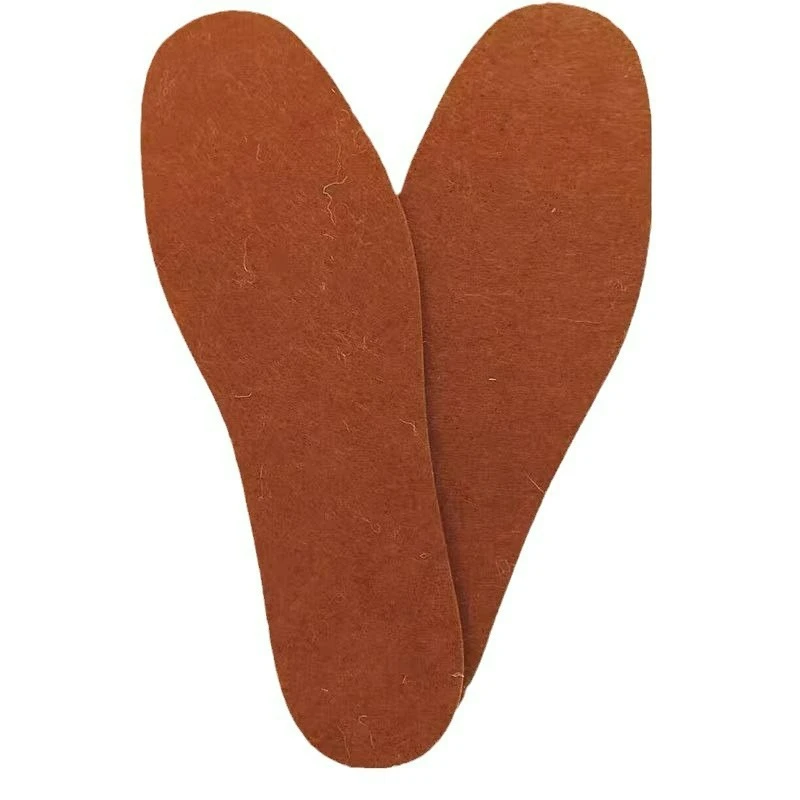 2 plantillas de fieltro engrosadas de invierno para hombres y mujeres, transpirables, absorbentes del sudor, suaves, cómodas y resistentes a olores - imagen 4