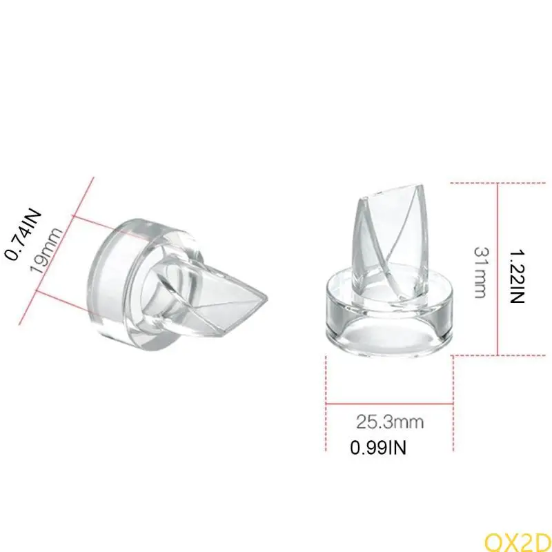 Válvulas de pico de pato ligeras para pieza de repuesto de extractor de leche fáciles de limpiar - imagen 4