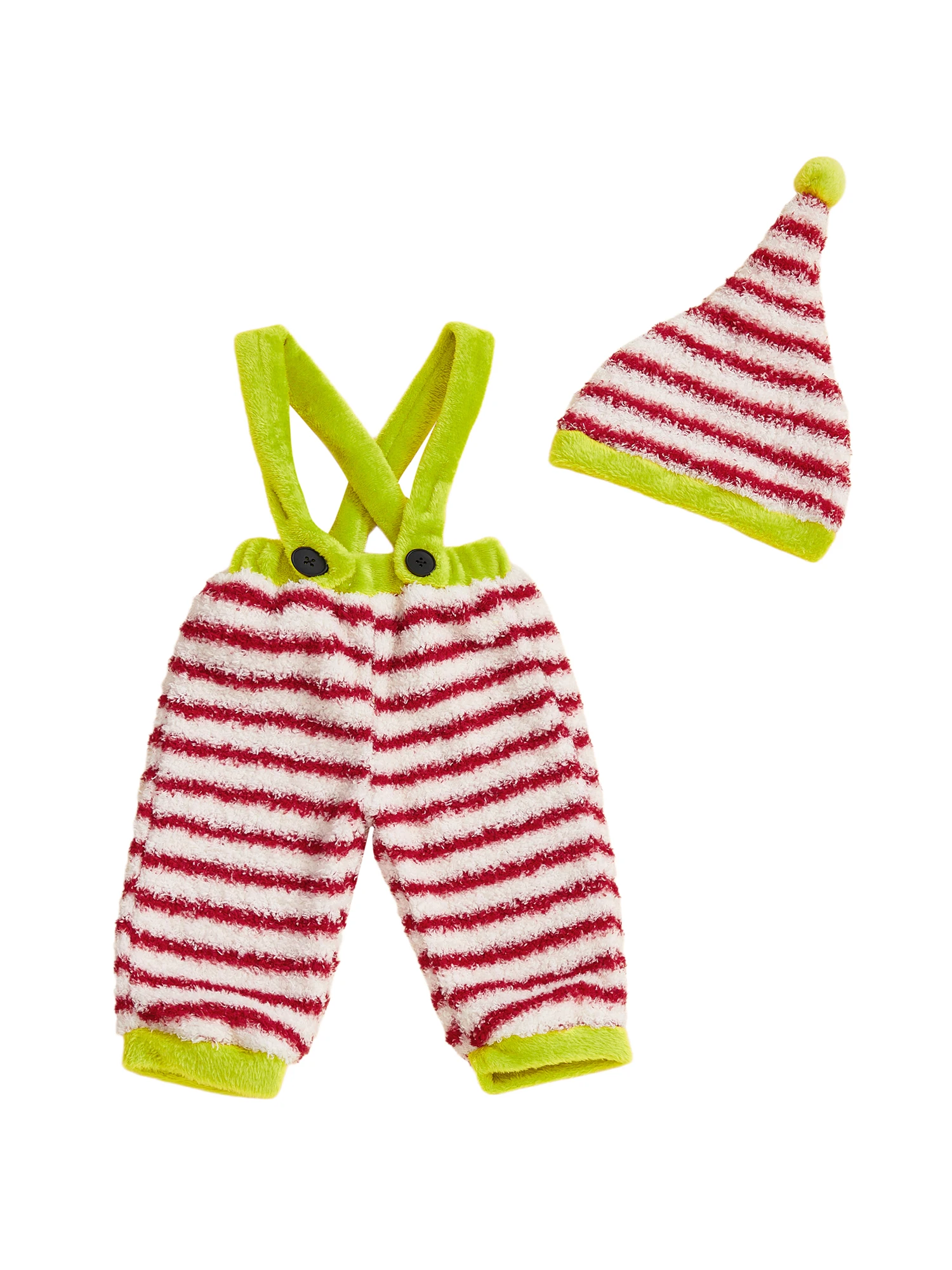 Conjunto de Navidad Tregren para bebé en verde rayado