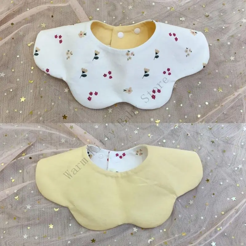 XXFE reversible babero babero capa acento acento algodón transpirable tela - imagen 3