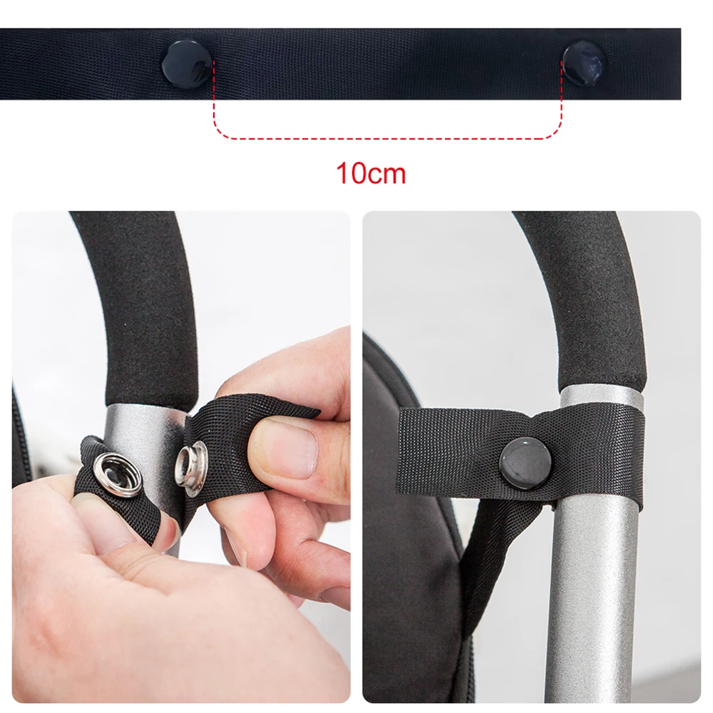 Organizador de cochecito de bebé, bolsa colgante para cochecito, mochila para pañales de bebé, bolsa de almacenamiento multifuncional para mamá, bolsa para cochecito de viaje al aire libre - imagen 3