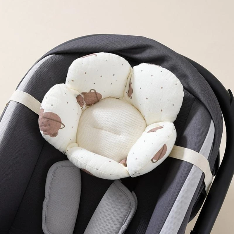 Almohada portátil para asiento Coche infantil M76C, cojín para reposacabezas que ofrece soporte integral - imagen 2