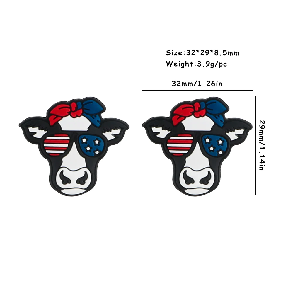 10pcs Cow