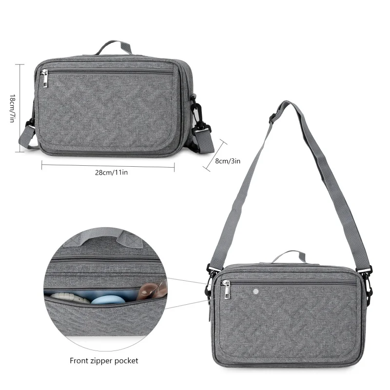 Bolsa multifuncional impermeable para bebé con almohadilla de pañales - imagen 3