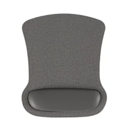 Alfombrilla ergonómica de cuero con soporte para muñeca – Oficina y hogar
