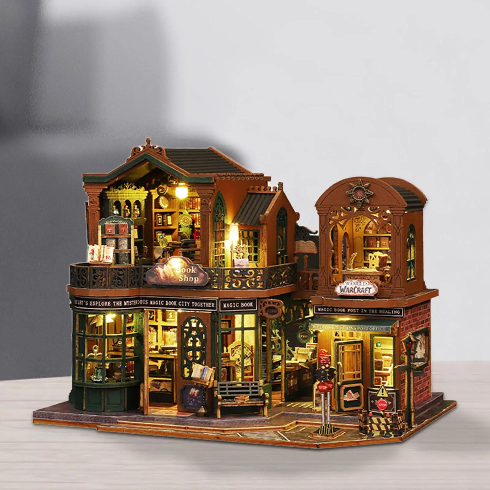 Diy Mini Kits de casa de muñecas adorno juguete educativo para niños mayores de 12 años rompecabezas 3D