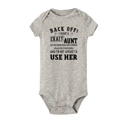 Body manga corta bebé con frase divertida – Regalo tía original
