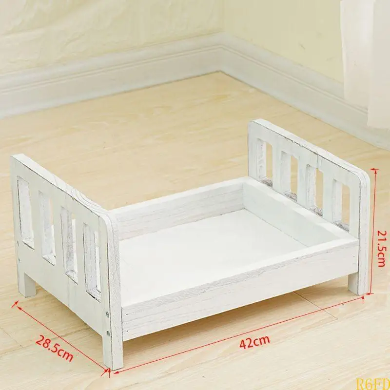Accesorios de fotografía recién nacido, cama de madera, poses infantiles, utilería de fotografía para bebé, accesorios de fondo desmontables, utilería de fotografía para bebé - imagen 5