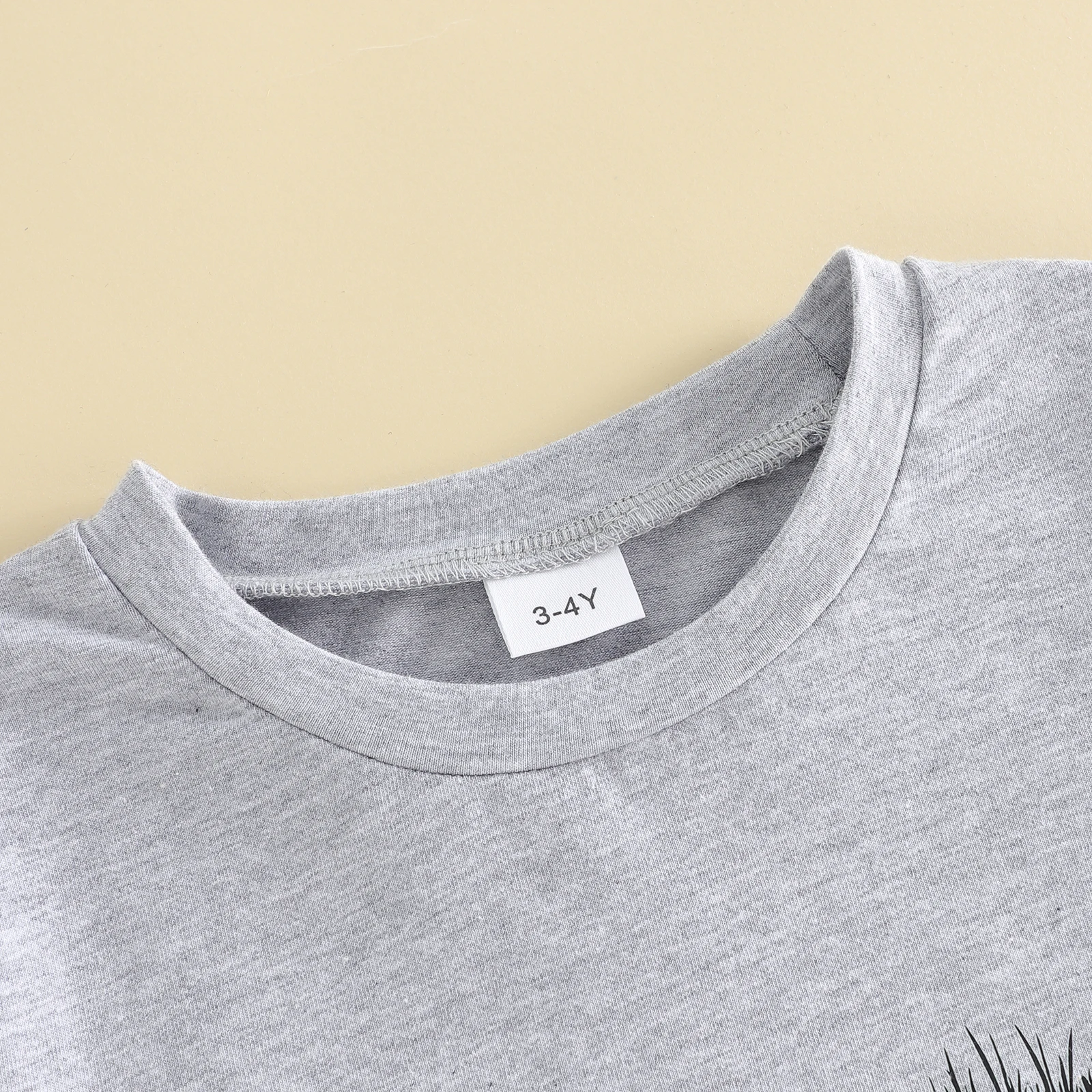 Conjunto de verano bebé oso – Camiseta manga corta y pantalón - imagen 3