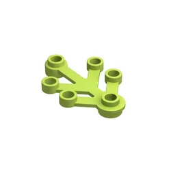 MOC 2423 - Hojas de plantas para bloques de construcción 4x3