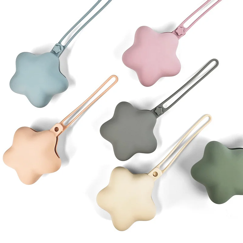 Bolsa porta chupete de bebé de silicona de grado alimenticio, contenedor de chupete portátil para bebé, caja de almacenamiento para pezones, accesorios, 1 ud. - imagen 2