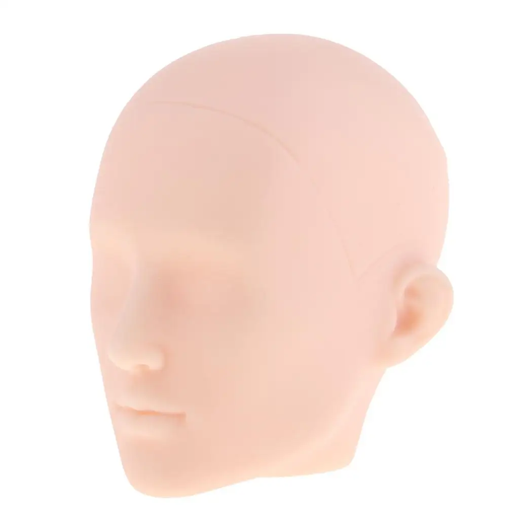 1/6 Male Doll Head Sculpt Doll Body Parts DIY Supplies Skin